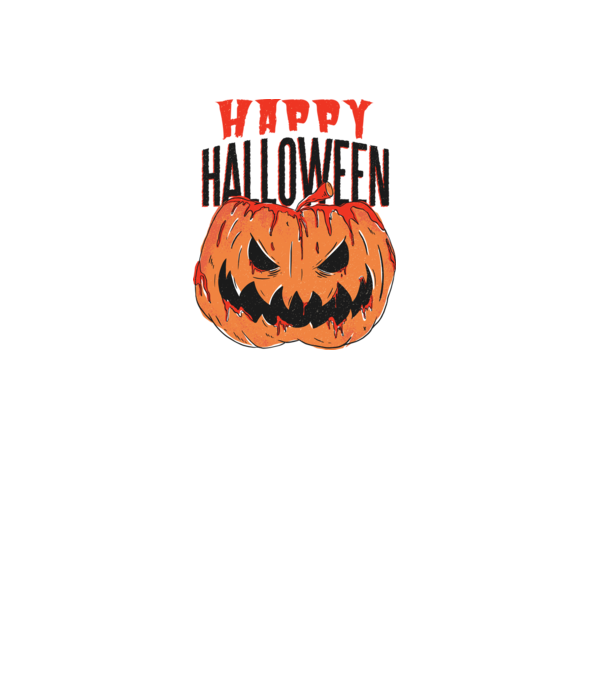 Happy Halloween Pumpkin model alb pe tricou