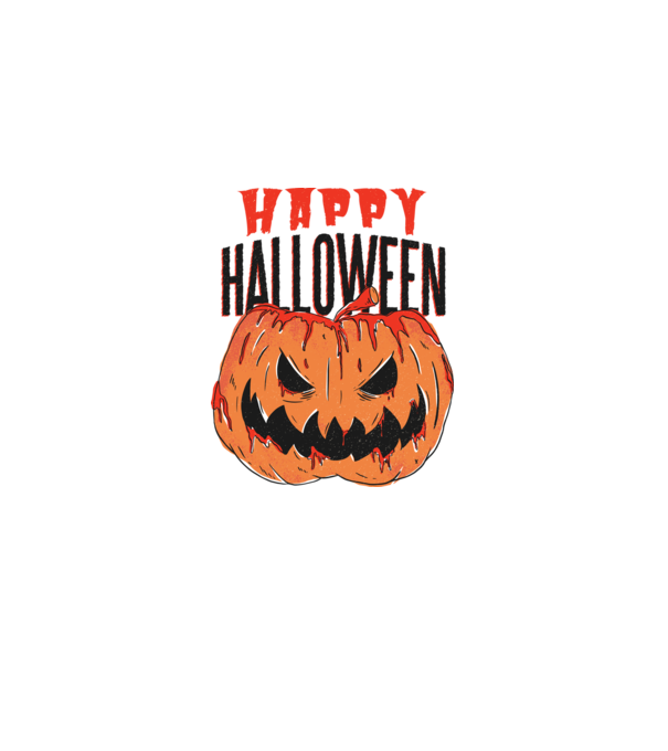 Happy Halloween Pumpkin model alb pe tricou