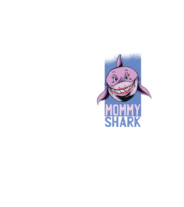 Mommy Shark tricou pentru mama model galben neon pe tricou