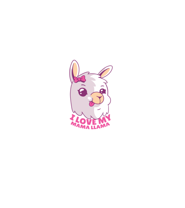 I Love My Papa Llama tricou drăguț cu lamă pentru bunica model albastru închis pe tricou