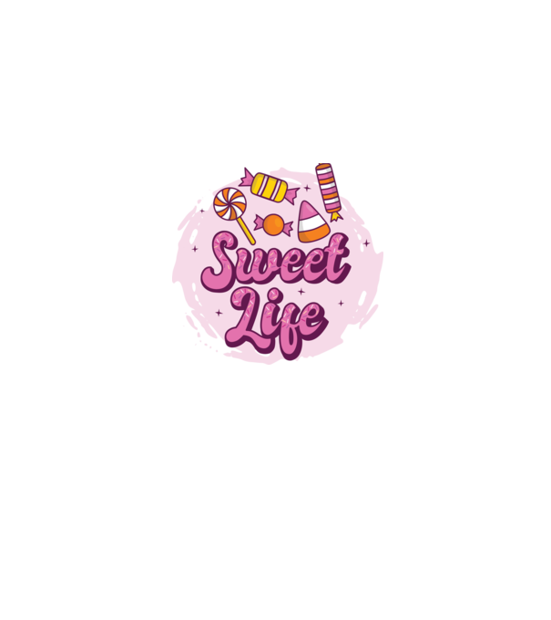 Sweet Life - Viață dulce model albastru jeanși pe tricou