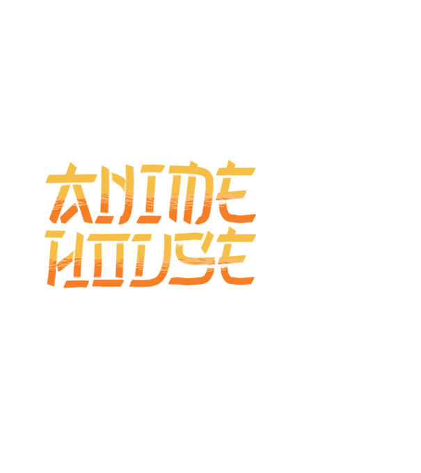 Anime House model alb pe tricou