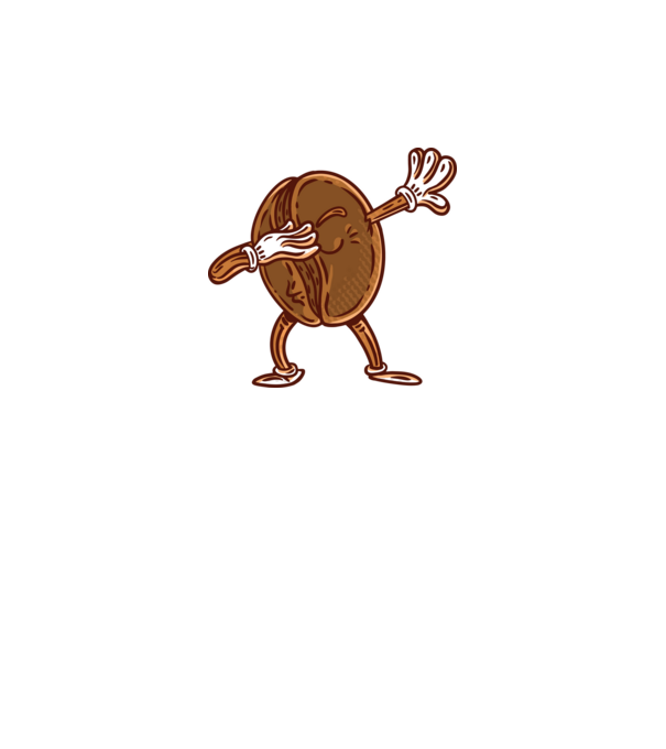 Cafea DAB model gri pe tricou