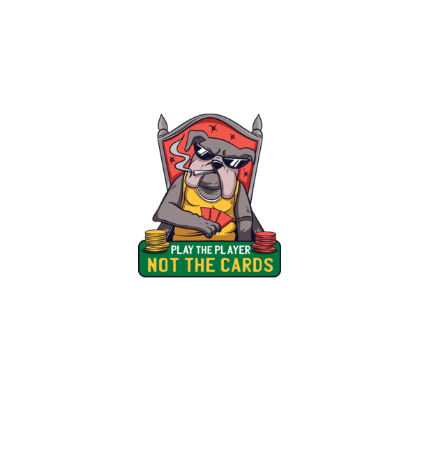 Bulldog Poker model negru pe tricou