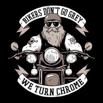 Motocicliștii nu devin cărunți model tricou