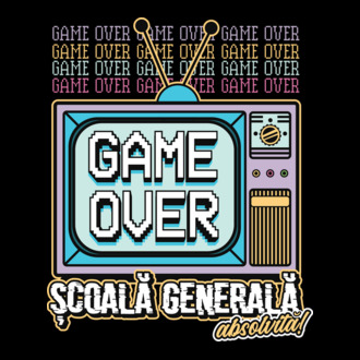 Absolvire retro școală generală model tricou