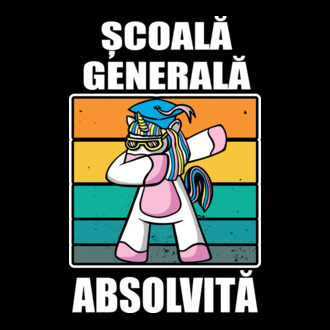 Absolvită școală generală model tricou