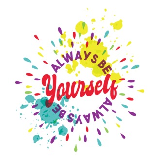 Always be yourself model tricou