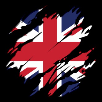 UK Steagul Regatului Unit model tricou