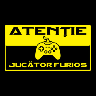 Atenție! Jucător furios model tricou