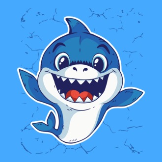 Baby Shark tricou drăguț cu rechin model tricou