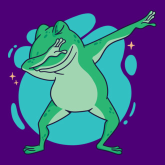 Broască DAB model tricou