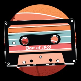 Best of 1965 retro Tape Birthday model tricou