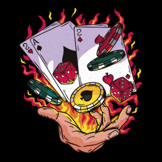 Black Jack Casino model tricou