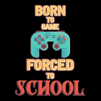 Born to game model tricou