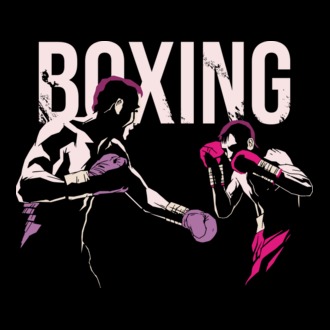 Boxing model tricou