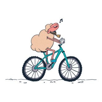 Miel cu bicicletă model tricou