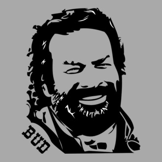 Față Bud Spencer model tricou