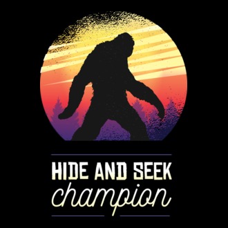 campion de-a v-ați ascunselea Yeti model tricou