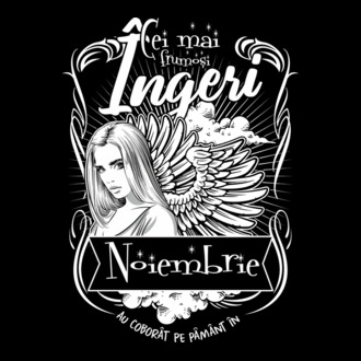 Cei mai frumoși îngeri au coborât pe Pământ în - Noiembrie - model tricou