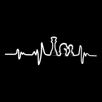 Chess heartbeat model tricou
