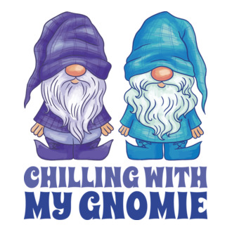 Chilling with my Gnomie model tricou