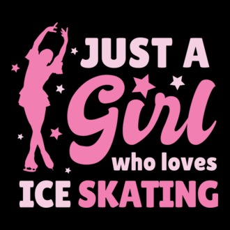 Doar o fată căreia îi place să patineze model tricou