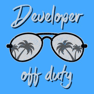 Developer off duty model tricou