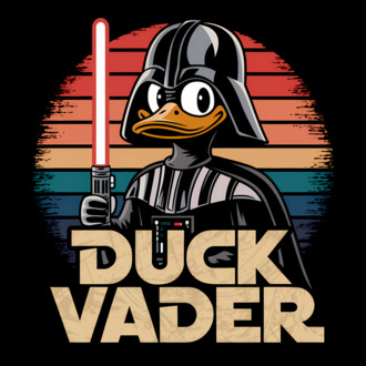 Duck Vader model tricou