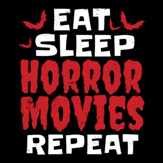 Eat Sleep Horror Movies Repeat model tricou