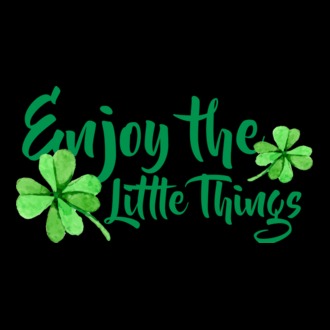 Enjoy the little things model tricou