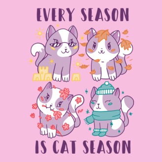 Every Season is Cat Season model tricou