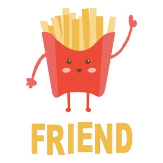 Friends cartofi model tricou