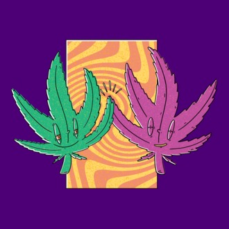 Frunze marijuana salut model tricou