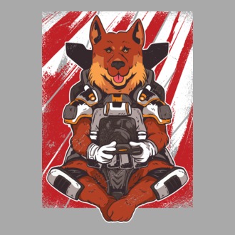 Gamer Ciobănesc german Apex model tricou