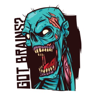 Got Brains? Cap Zombie model tricou