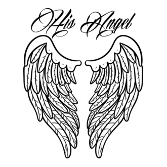 His Angel model tricou