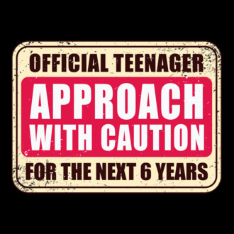 Adolescent oficial Abordați cu prudență model tricou