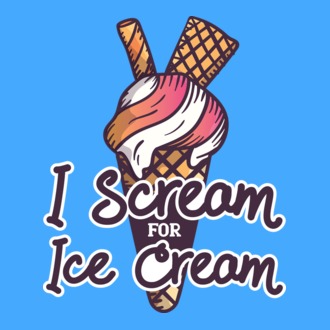 I Scream for Ice Cream model tricou