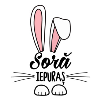 iepuraș soră model tricou