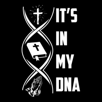 Its in my dna jesus model tricou