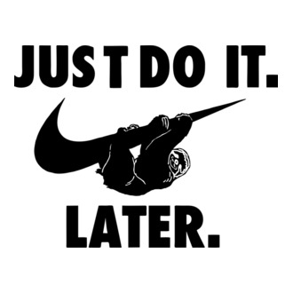 Just do it later model tricou