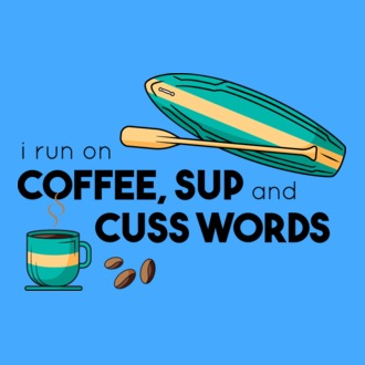 Cafea și SUP model tricou