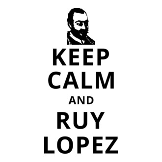 Keep Calm and Ruy Lopez v3 model tricou