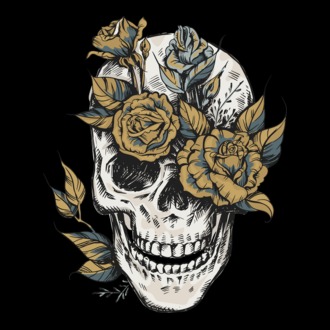 Craniu model tricou