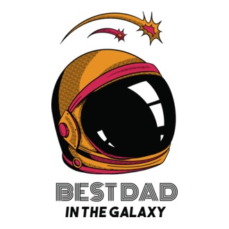 Cel mai bun tată din Galaxie model tricou