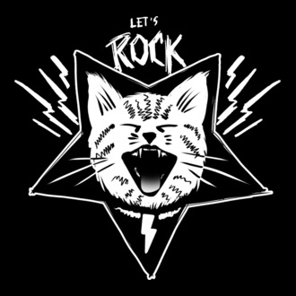 Let's rock model tricou