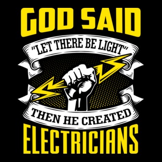 Let there be light model tricou