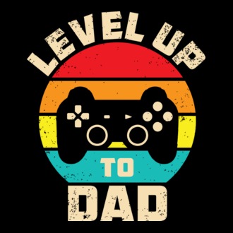 Level Up Dad model tricou