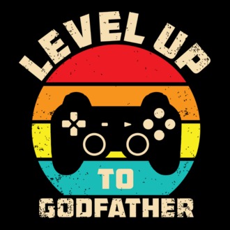 Level Up Godfather model tricou